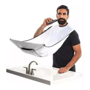 Delantal Capa Barba Afeitado 2 Chupas