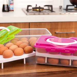 ORGANIZADOR DE HUEVOS + CORTADOR CASCARA