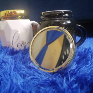 Taza Mug Pocillo Con Tapa Espejo