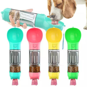 BOTELLA BEBEDOR Y DISPENSADOR 4EN1 MASCO