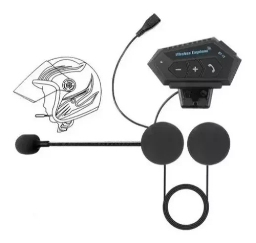 Intercomunicador Bt12 Auriculares Casco