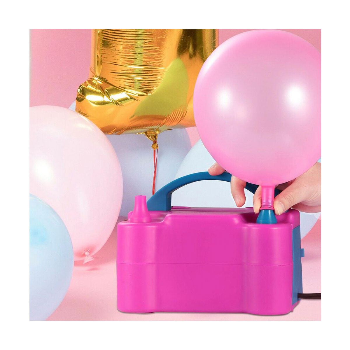 Inflador Globos Eléctrico Automático