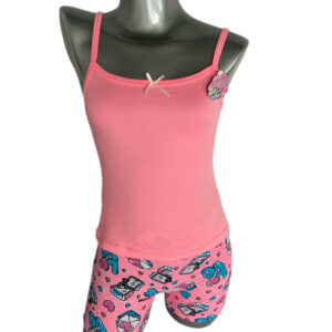 Pijama short niña Camila talla 10-12