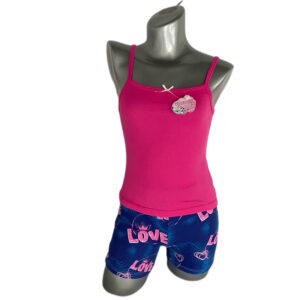 Pijama short niña Miel talla 6-8