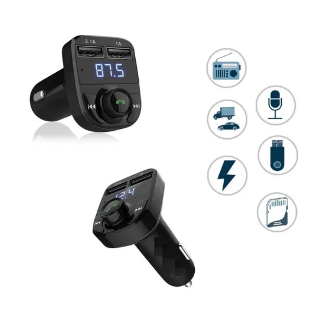 Transmisor Fm Para Carro Bluetooth - Imagen 3