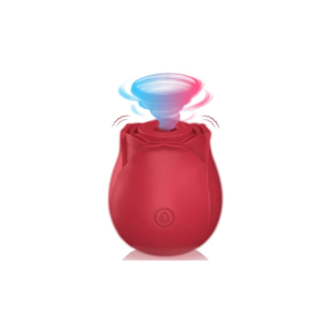 Vibrador y Succionador Ohlala Rose Rojo