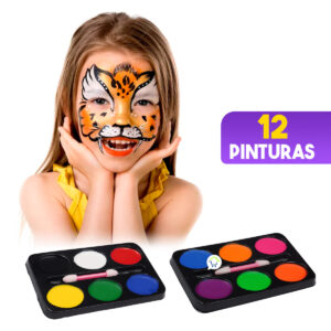 Set x 2 Pinta Caritas 6 Colores 0771