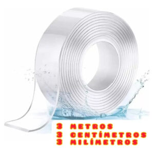 Cinta Adhesiva Gel Removible Lavable 3M