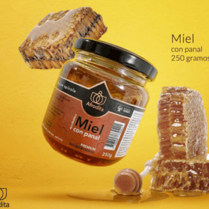 Miel con panal 250g