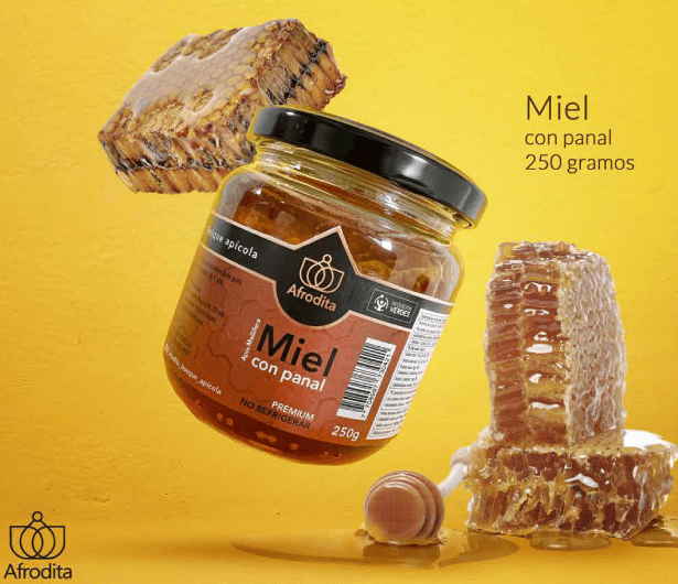 Miel con panal 250g