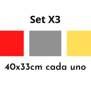 SET X3 40X33CM (C/U)