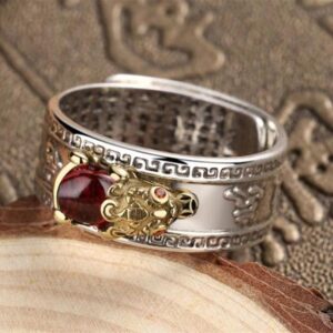 ANILLO CORAZON BUDA - PROSPERIDA Y AMOR