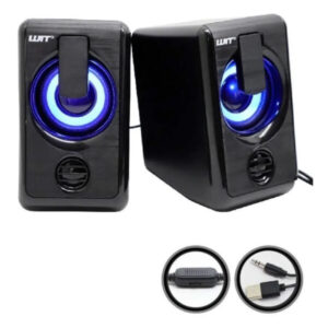 PARLANTE PC WIT 2.0 PM-90 LUCES
