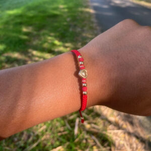 Pulsera de Corazón en Oro laminado 18K