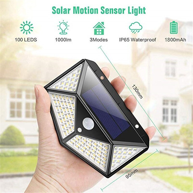 Luz solar con Sensor de movimiento