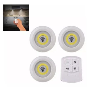 Lámparas Luz Led Set X3 Inalambricas Adh