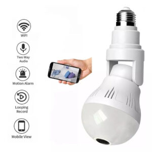 Cámara Bombillo Wifi Flexible 360º