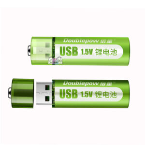 Pilas Doble AA Recargables Tipos USB X4