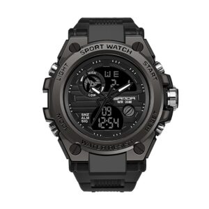 Reloj original Sanda 739 sumergible negr