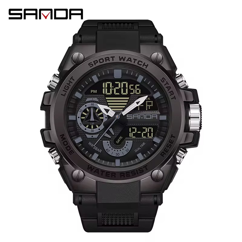 Reloj Sanda 3302 Negro