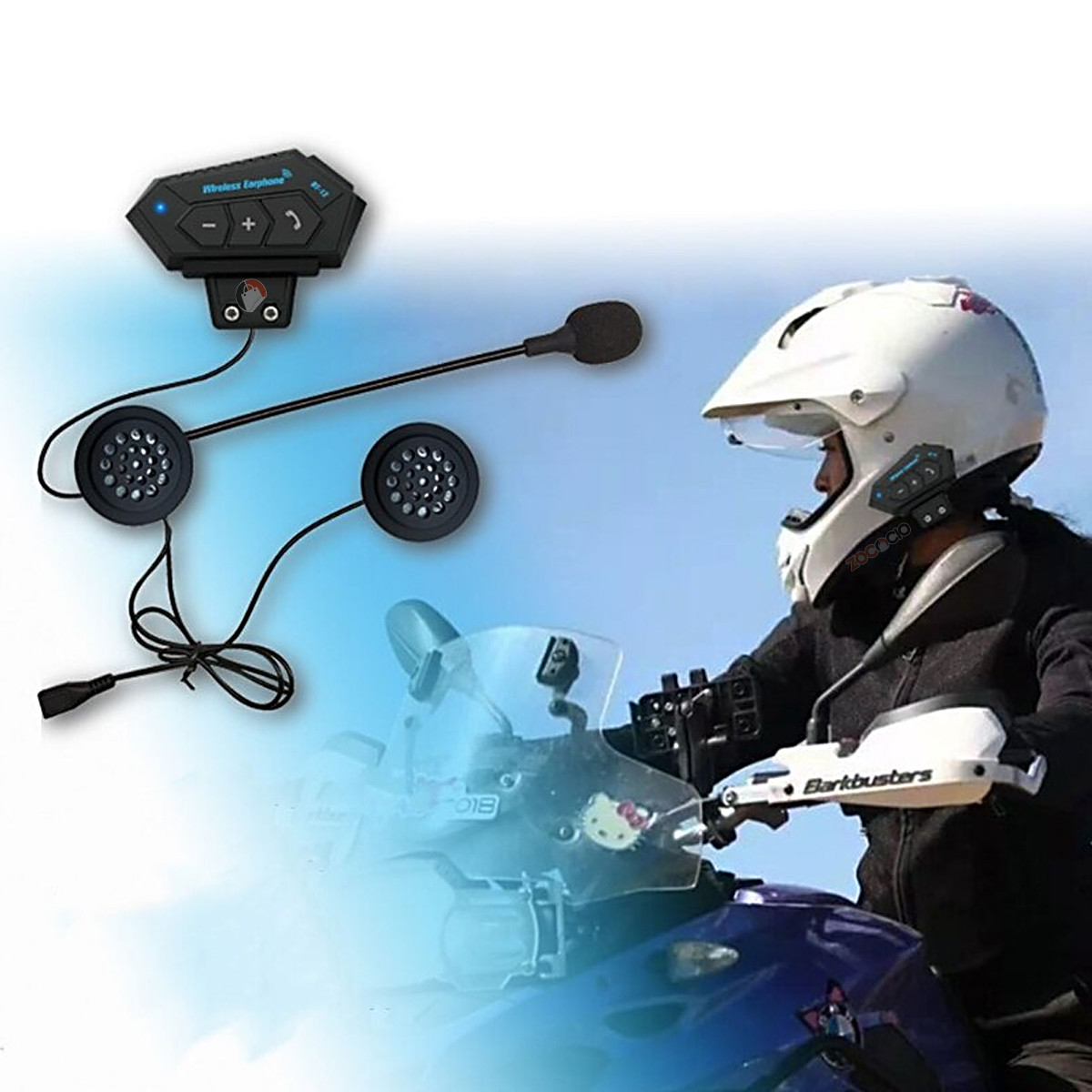 Intercomunicador Auricular Para Casco Ma