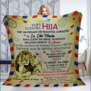 HERMOSA MANTA PARA NUESTRA HIJA