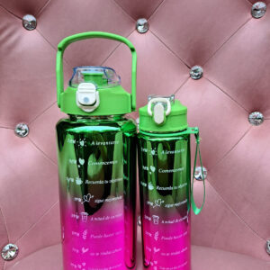 Termo 2x1 metalizado verde-fucsia Motiva