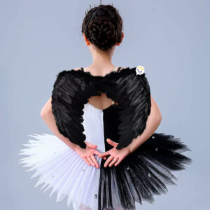 Alas Angel Negras Pequeñas AF483NP