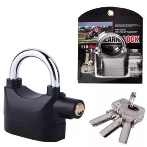 CANDADO CON ALARMA PARA MOTO