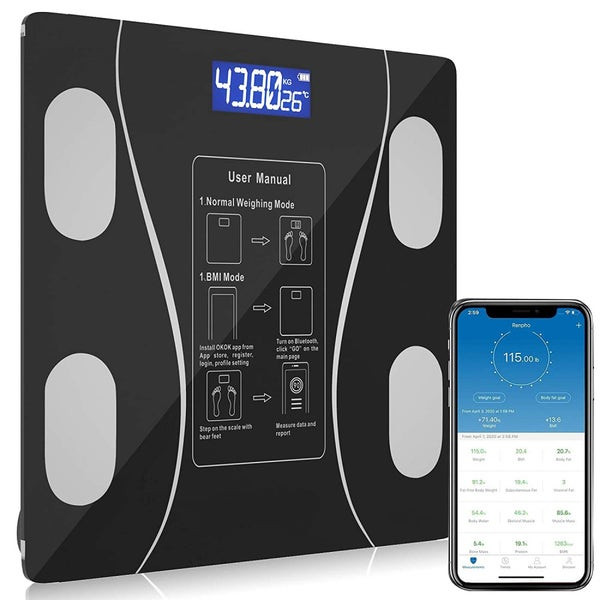 Bascula Inteligente Bluetooth vidrio