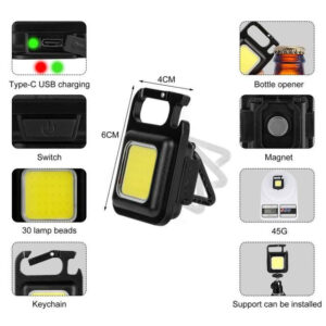 Super Mini Linterna Led Recargable Luz