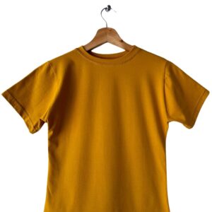 CAMISETA DAMA MOSTAZA XL