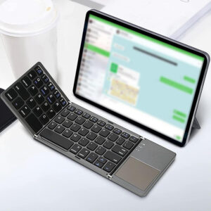 Teclado plegable touch pad recargable