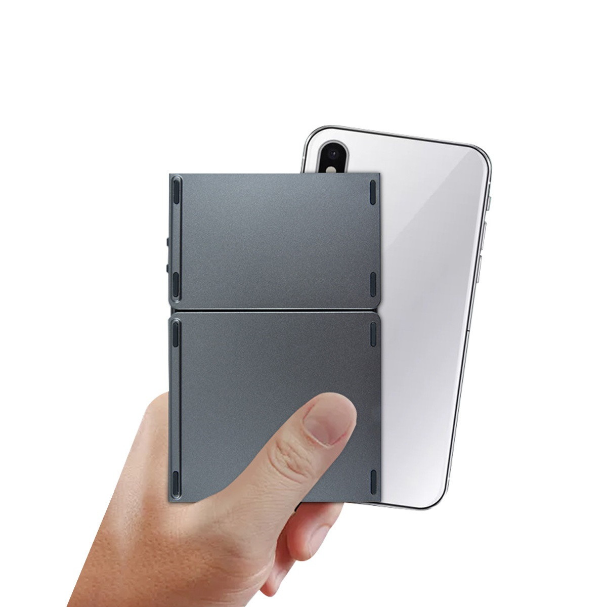 Teclado plegable touch pad recargable - Imagen 3