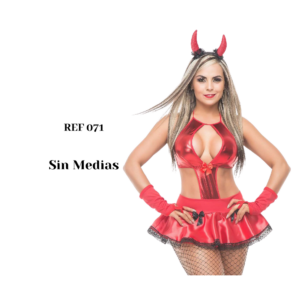 Traje Sensual y Erotico de Diabla
