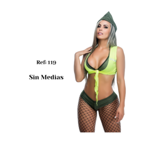 Traje Sensual y Erotico de Soldado