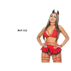 Traje Sensual y Erotico de Diabla