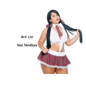 Traje Sensual y Erotico de Colegiala