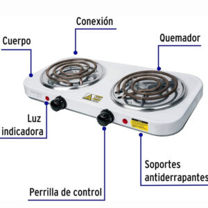 Estufa 5 niveles 2 puestos de mesa
