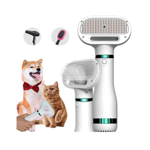 Cepillo secador para perro 2 en 1