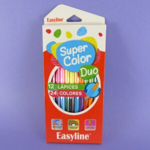 Colores super color duo x 12 piezas