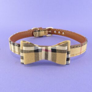 Collar para mascota con moño talla L