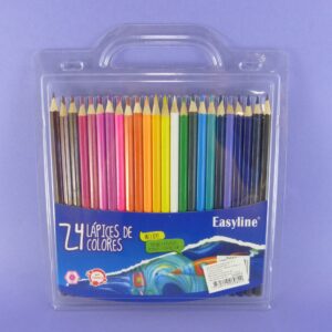 Caja de colores x 24 easyline