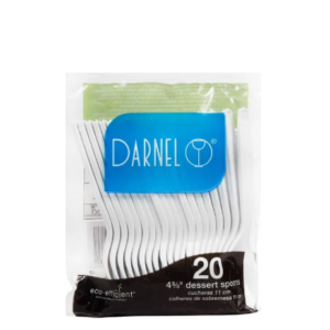 CUCHARA 11CM BLANCA X20UN