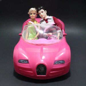 Barbie en carro mas bicicleta con acces