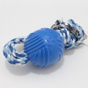 Juguete para mascota cuerda con pelota
