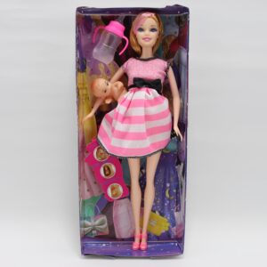 Muñeca Barbie Embarazada + 2 bebe