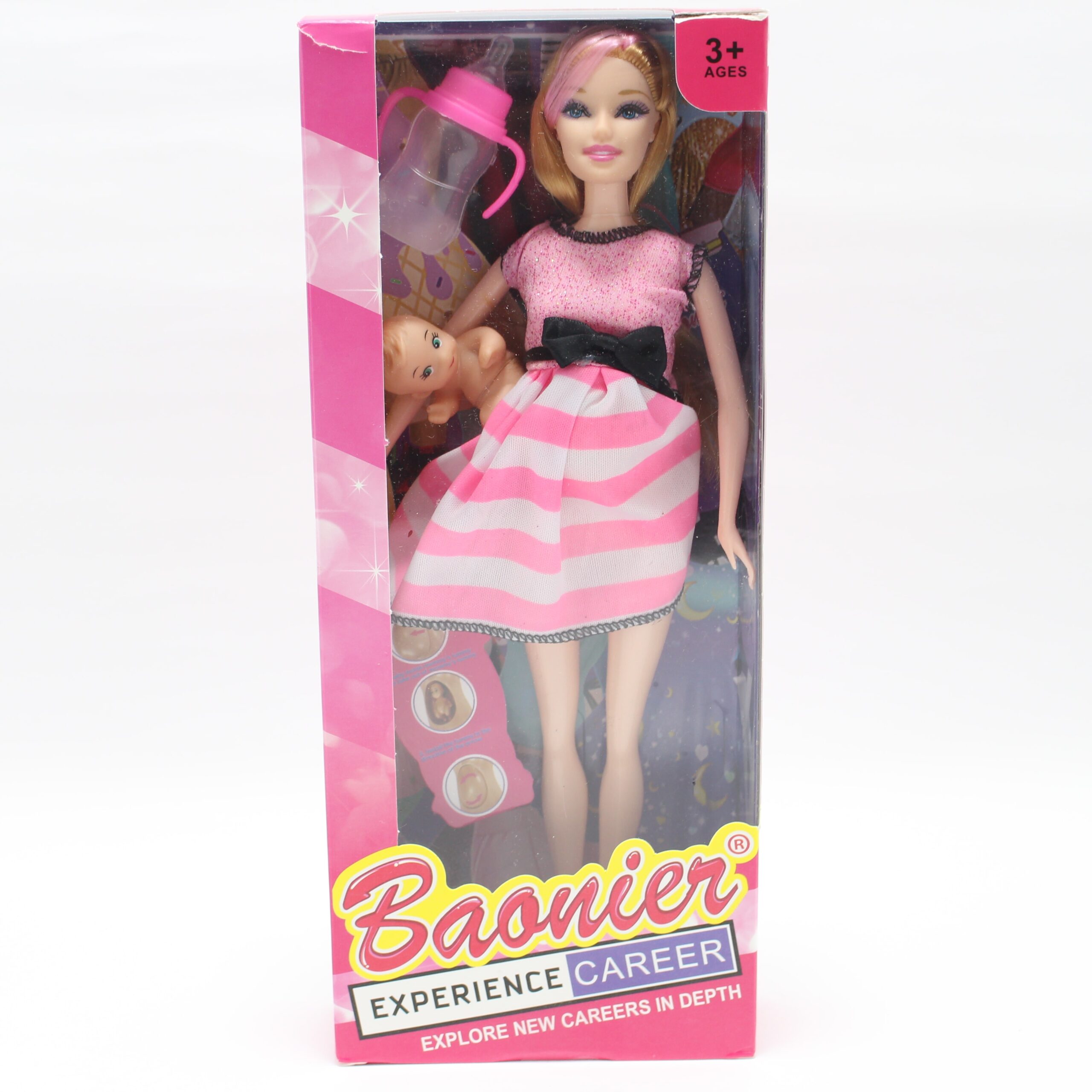 Muñeca Barbie Embarazada + 2 bebe - Imagen 2