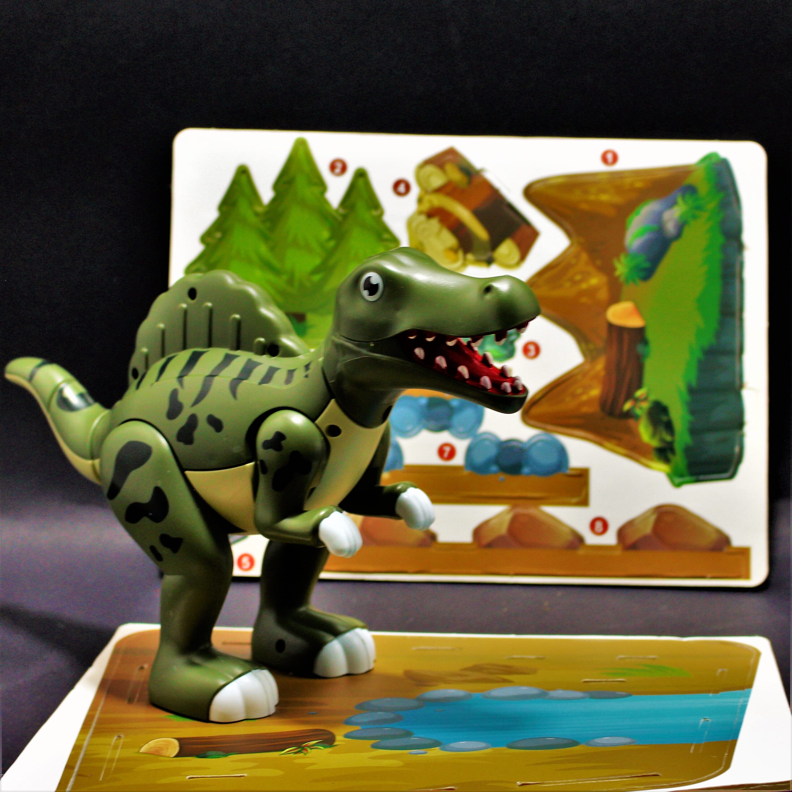 Dinosaurio desarmable con iman - Imagen 2