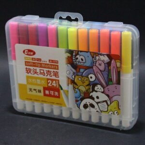 Plumones marcadores x24 colores surtido